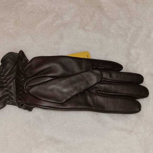 Glove.ly Genuine Leather Cashmere-Lined Touchscreen Gloves New With Tag - Picture 6 of 14